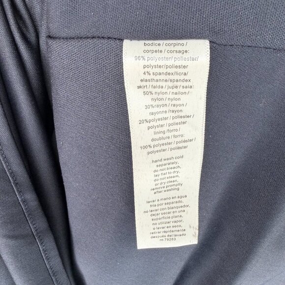 Alex Evenings Tea Length Dress with Rosette Detail 16P NWT - Picture 11 of 13